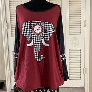 Alabama spirit shirt never worn runs small